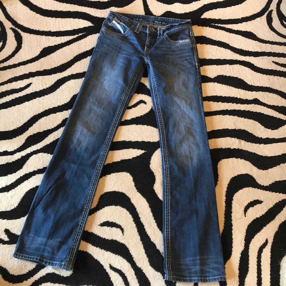 CRUEL GIRL midrise boot cut jeans 1XL